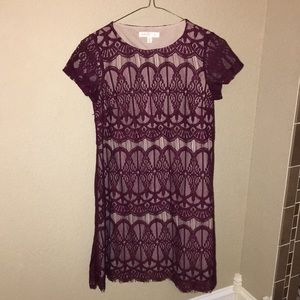 Lace T-Shirt Dress